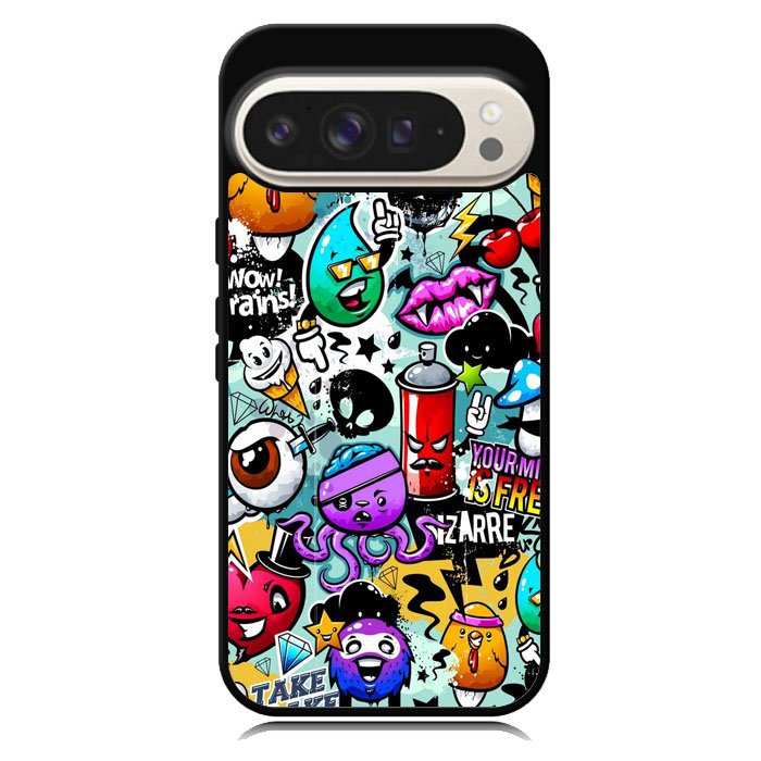 Cartoon Graffiti Google Pixel 10 Pro XL Case DC0293
