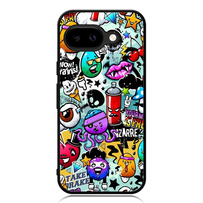 Cartoon Graffiti Google Pixel 9A Case DC0293
