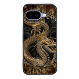 Black And Gold Dragon Google Pixel 10A Case