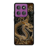 Black And Gold Dragon Motorola Moto Edge 60 Pro Case