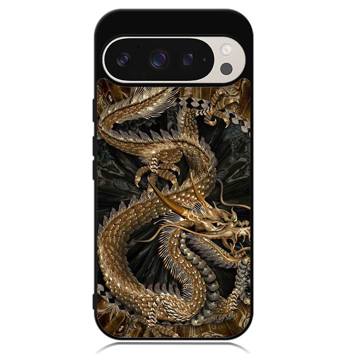 Black And Gold Dragon Google Pixel 9 Pro XL Case