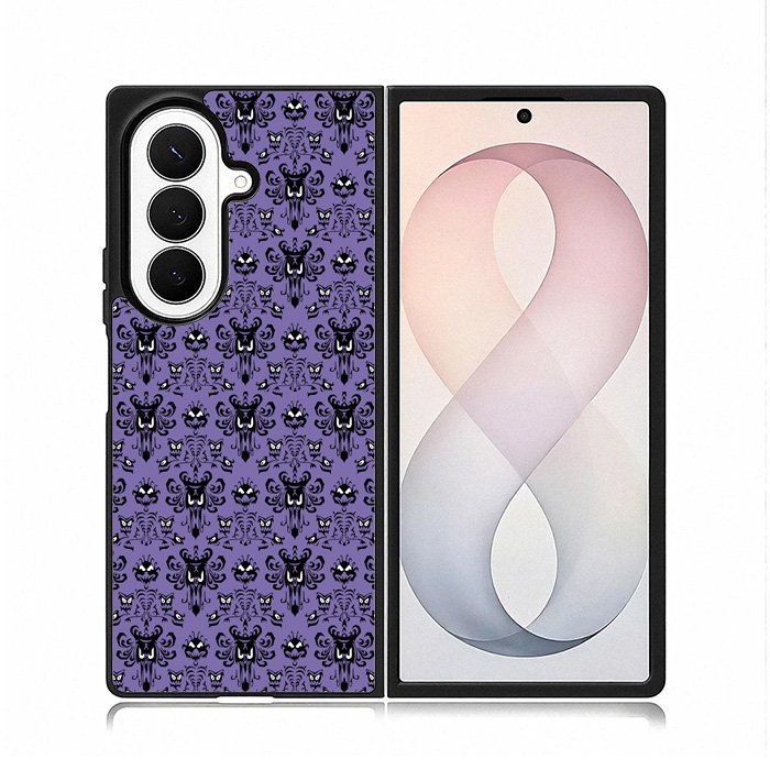 Haunted Mansion Pattern Samsung Galaxy Z Fold 8 Ultra Case