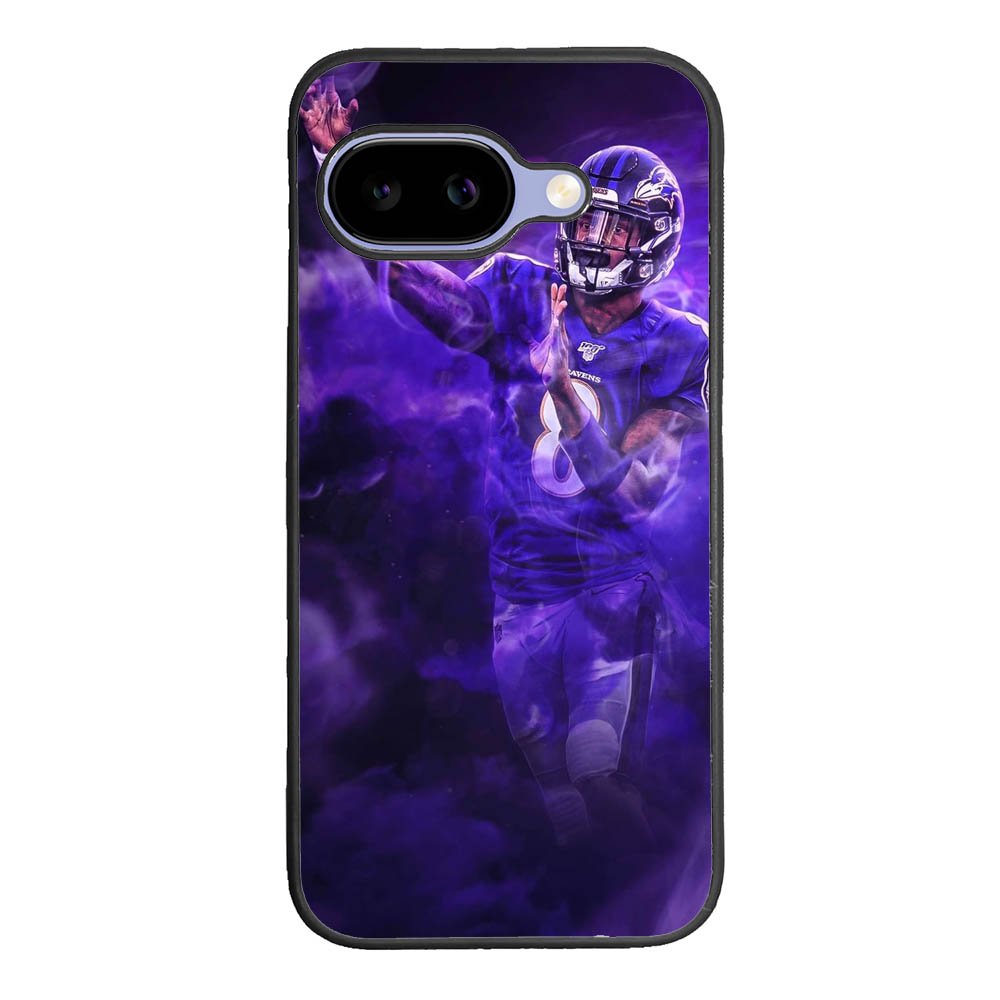 Lamar Jackson Smoke Google Pixel 10A Case DC1006