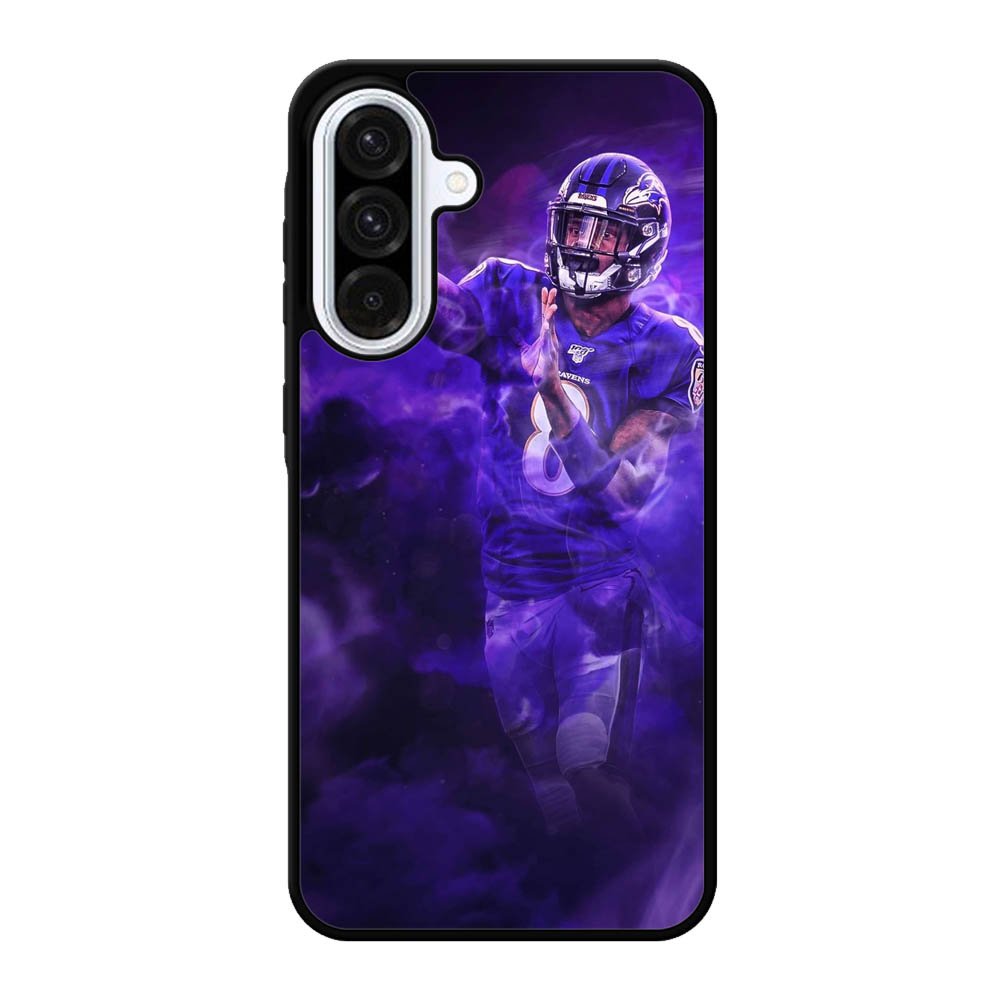 Lamar Jackson Smoke Samsung Galaxy A56 Case DC0255