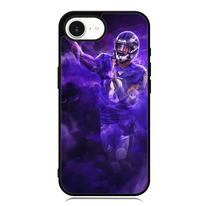 Lamar Jackson Smoke iPhone 16e Case DC1006
