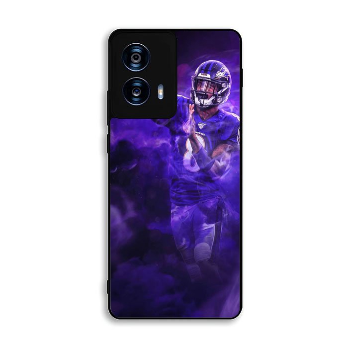 Lamar Jackson Smoke Motorola Moto G Power 5G 2024 Case DC2528