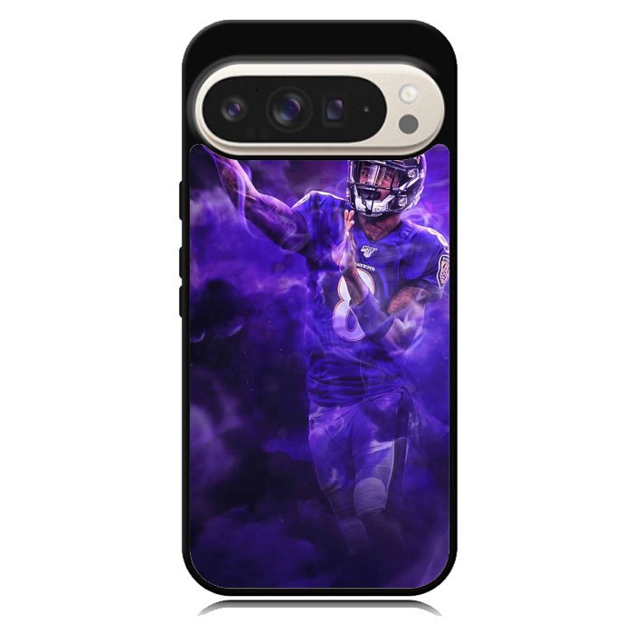 Lamar Jackson Smoke Google Pixel 10 | Google Pixel 10 Pro Case DC1006