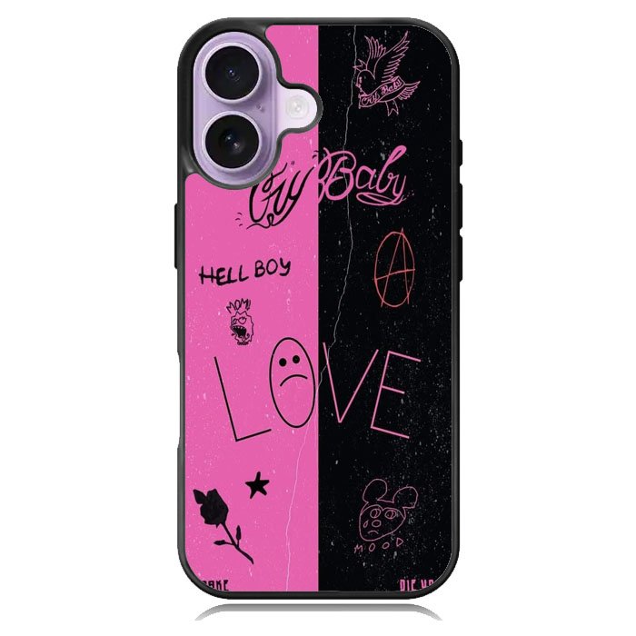 Lil Peep Tattoos iPhone 16 Case DC1028