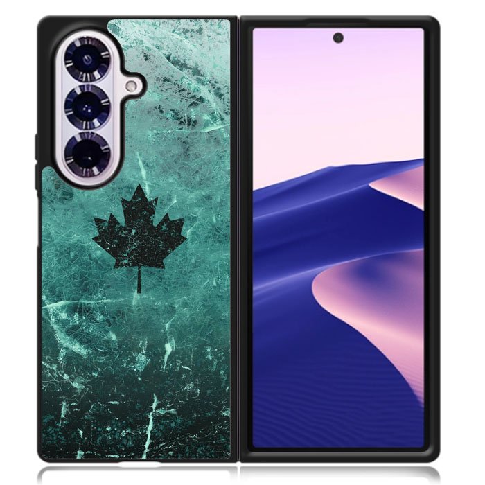 Black Ice Samsung Galaxy Z Fold 7 Case DC0191