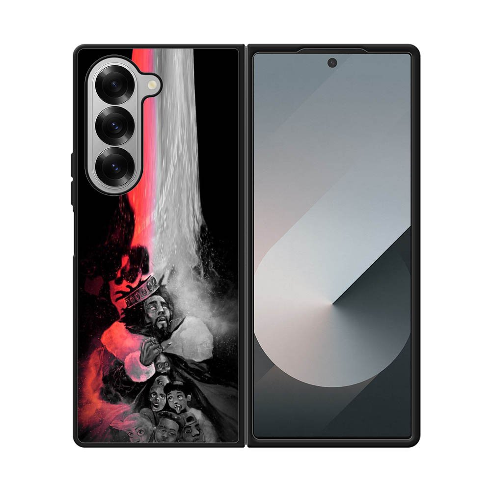 J Cole Illustration Samsung Galaxy Z Fold 7 5G Case