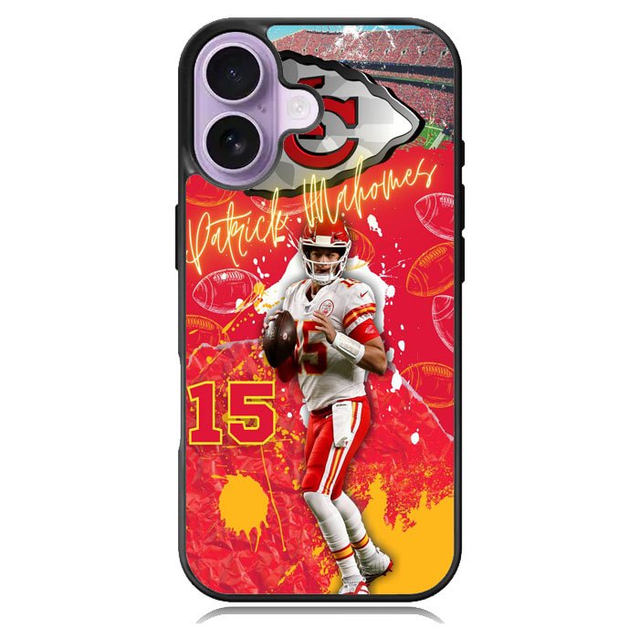 Patrick Mahomes iPhone 16 Case DC1382
