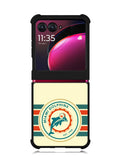 Miami Dolphins 8th Motorola Moto Razr Plus 2023 , Moto Razr+ 2023 Case