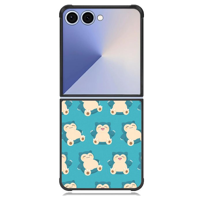 Snorlax Collage Samsung Galaxy Z Flip 7 Case DC1690