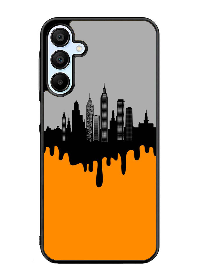 Black Orange Samsung Galaxy A15 5G Case