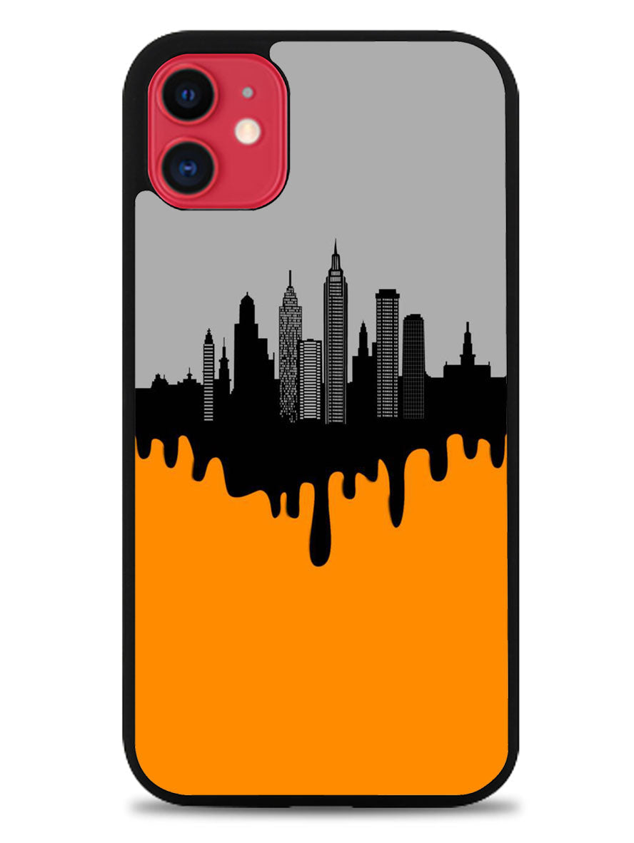 Black Orange iPhone 11 Case