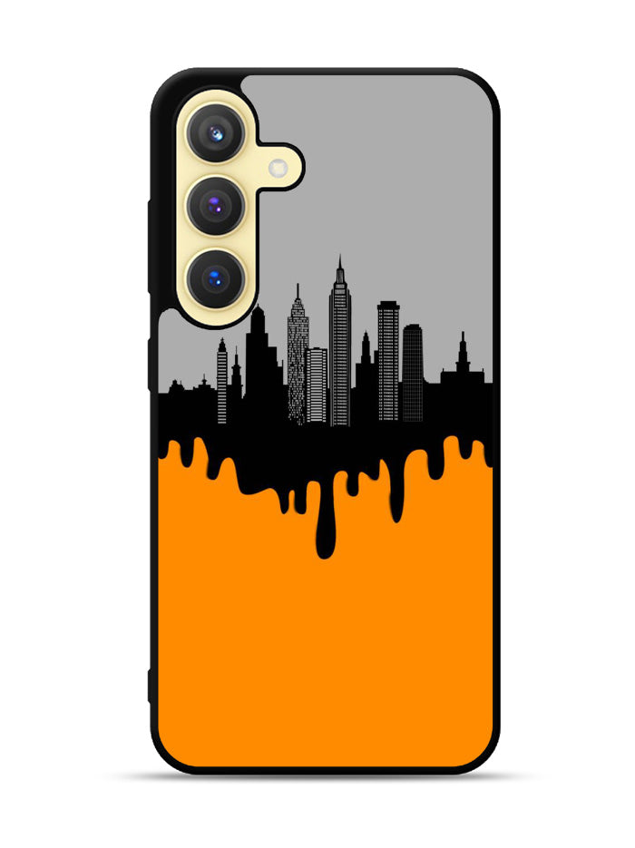 Black Orange Samsung Galaxy S25 Plus 5G , Samsung Galaxy S25+ 5G Case
