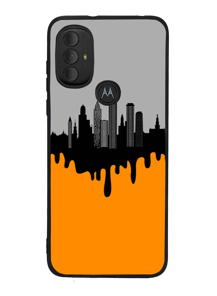 Black Orange Motorola Moto G Pure 2021 , Moto G Power 2022 Case
