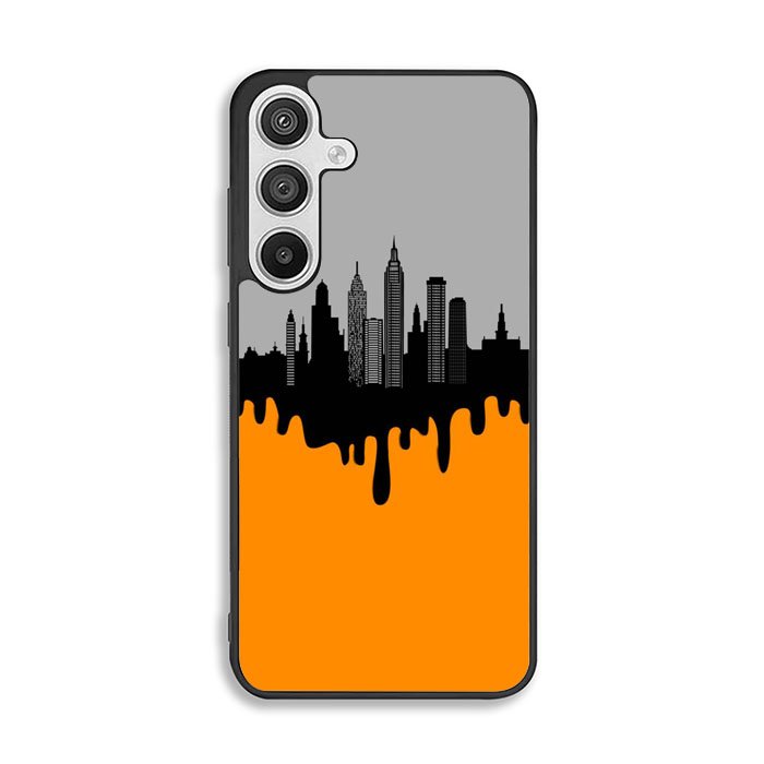 Black Orange Samsung Galaxy A26 Case DC4267