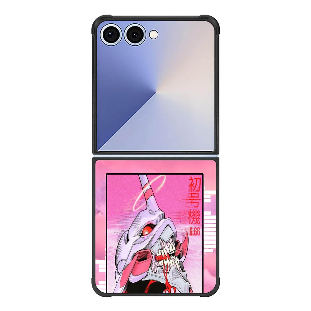 Aesthetic Evangelion Samsung Galaxy Z Flip 7 5G Case