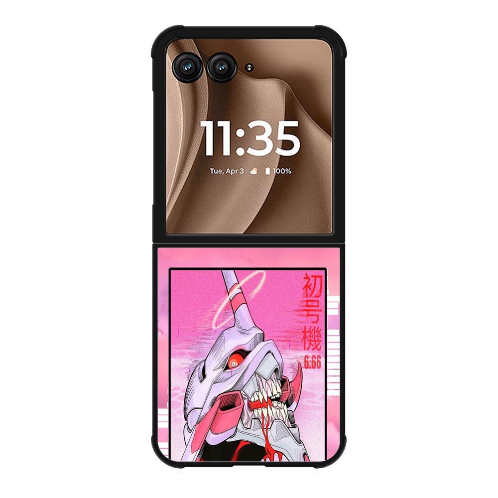 Aesthetic Evangelion Motorola Moto RAZR Plus 2025 Case