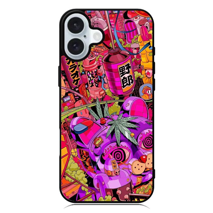 Stoner Trippy iPhone 16 Case