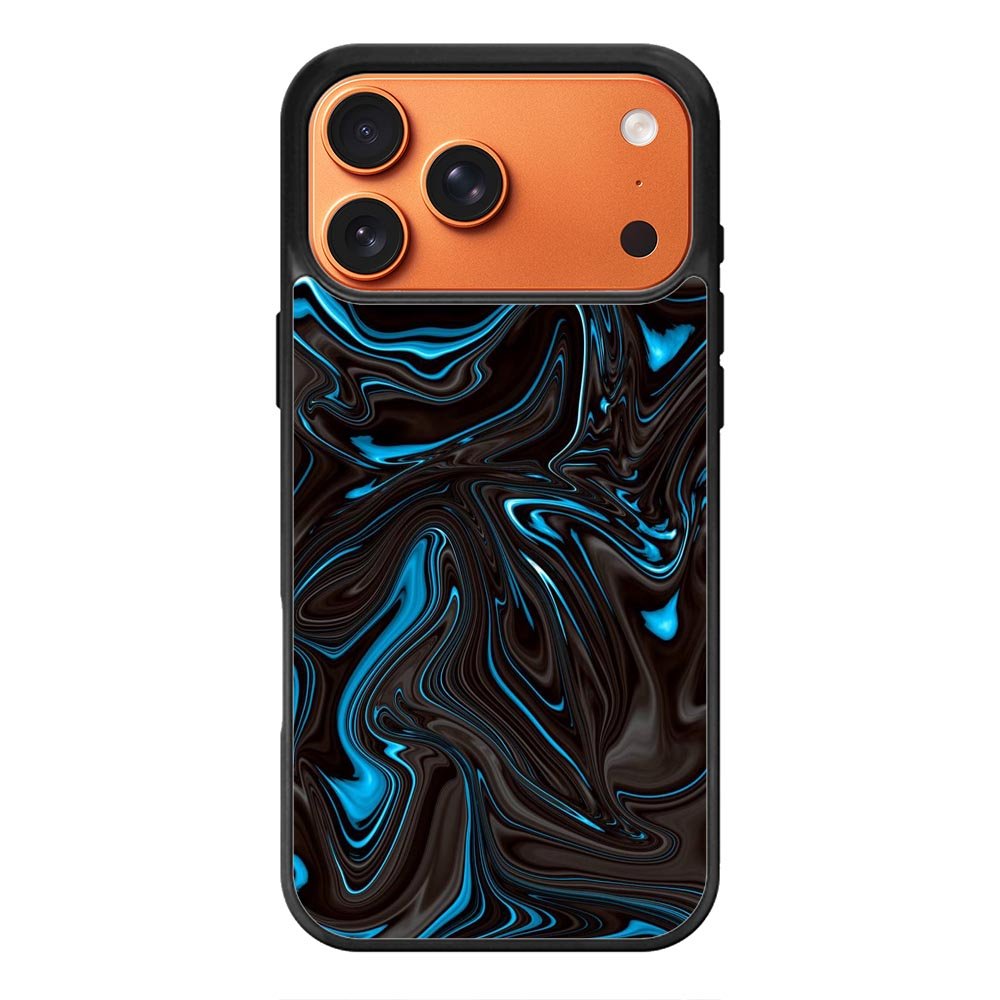 Blue liquid iPhone 17 Pro Case