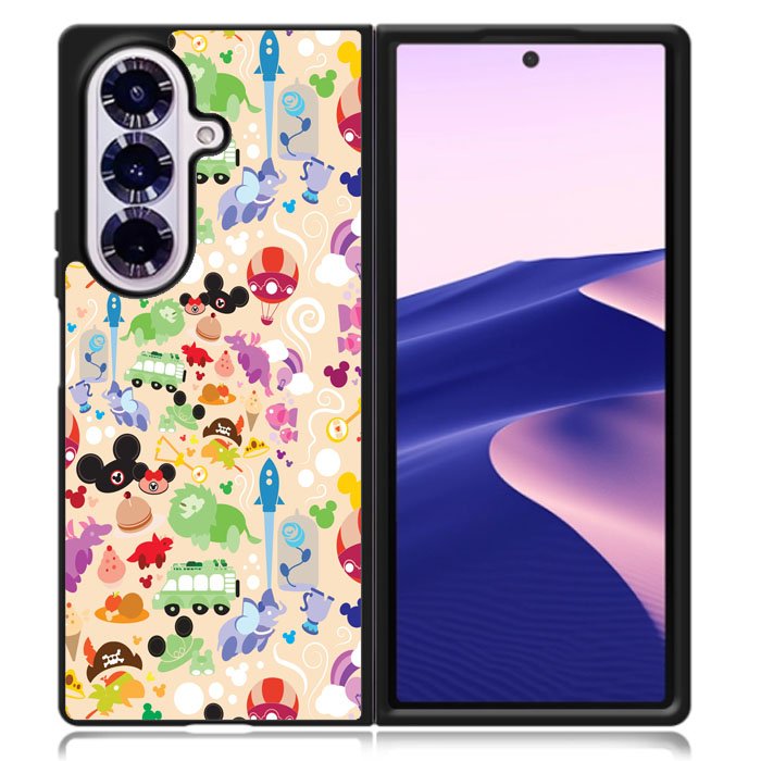 Cute Disney Samsung Galaxy Z Fold 7 Case DC0416