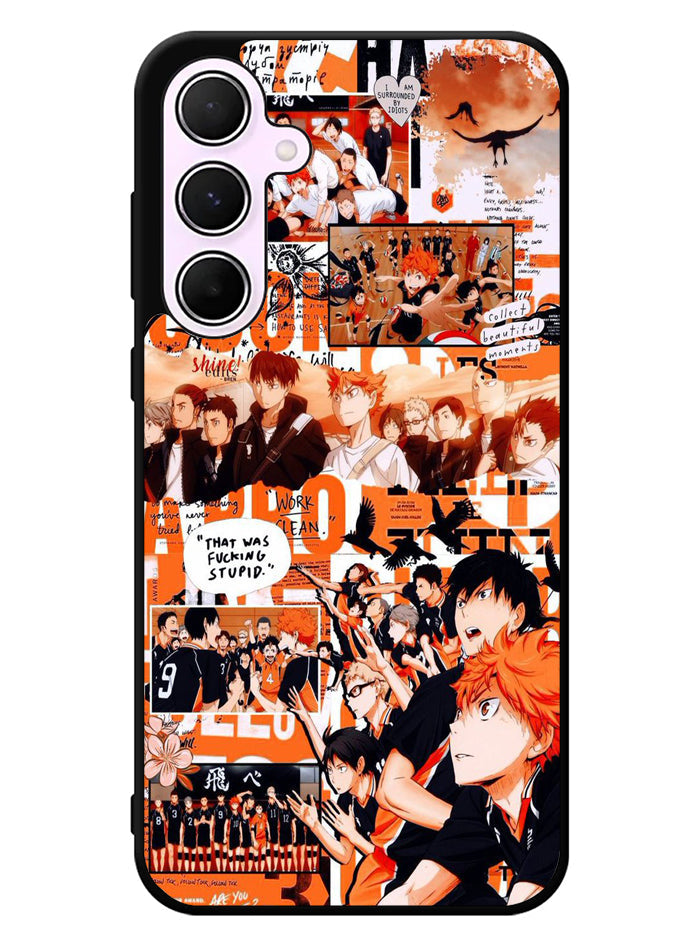 haikyuu wallpaper Samsung Galaxy A35 5G Case