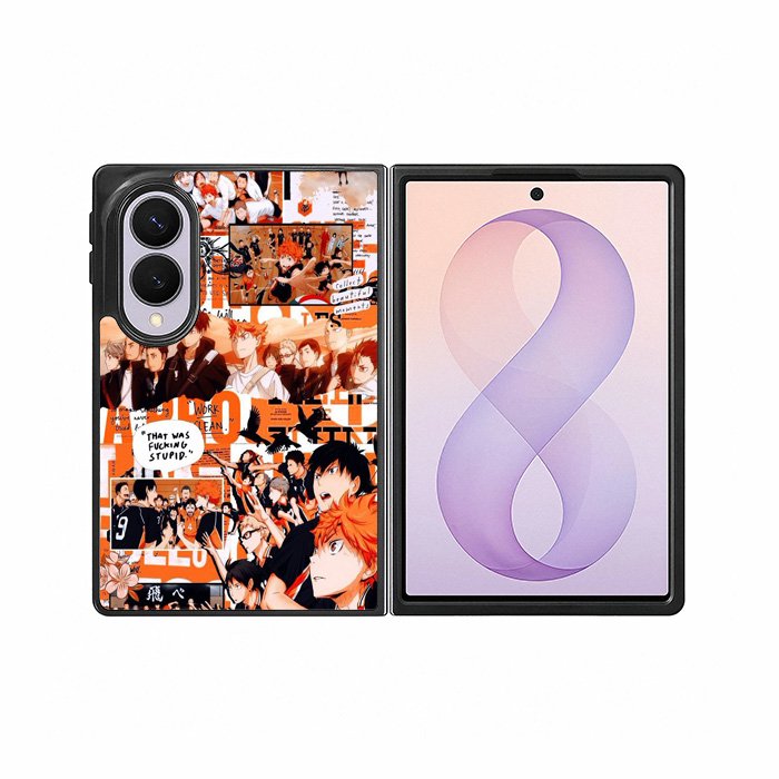 haikyuu wallpaper Samsung Galaxy Z Fold 8 Case