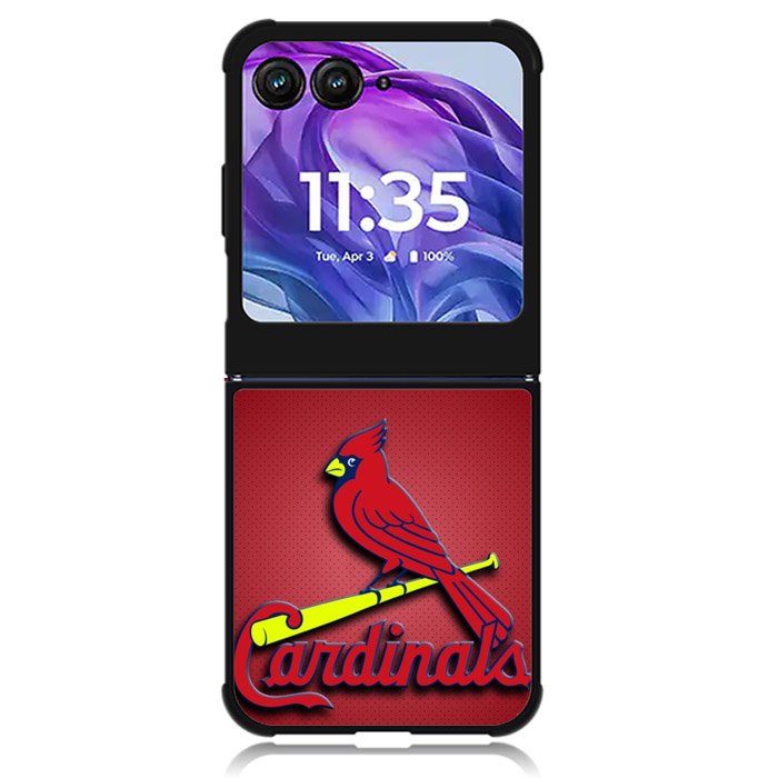 St Louis Cardinals 10th Motorola Moto Razr Plus 2024 , Moto Razr+ 2024 Case