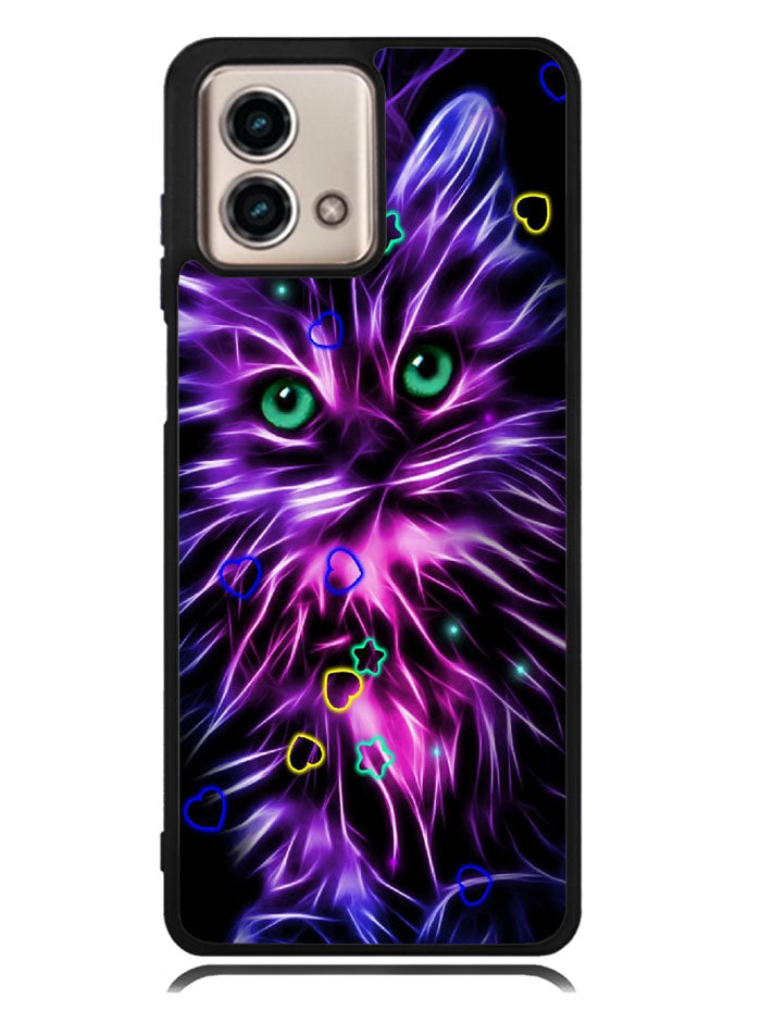 Cat Glow Purple 2nd Motorola Moto G Stylus 5G 2023 Case