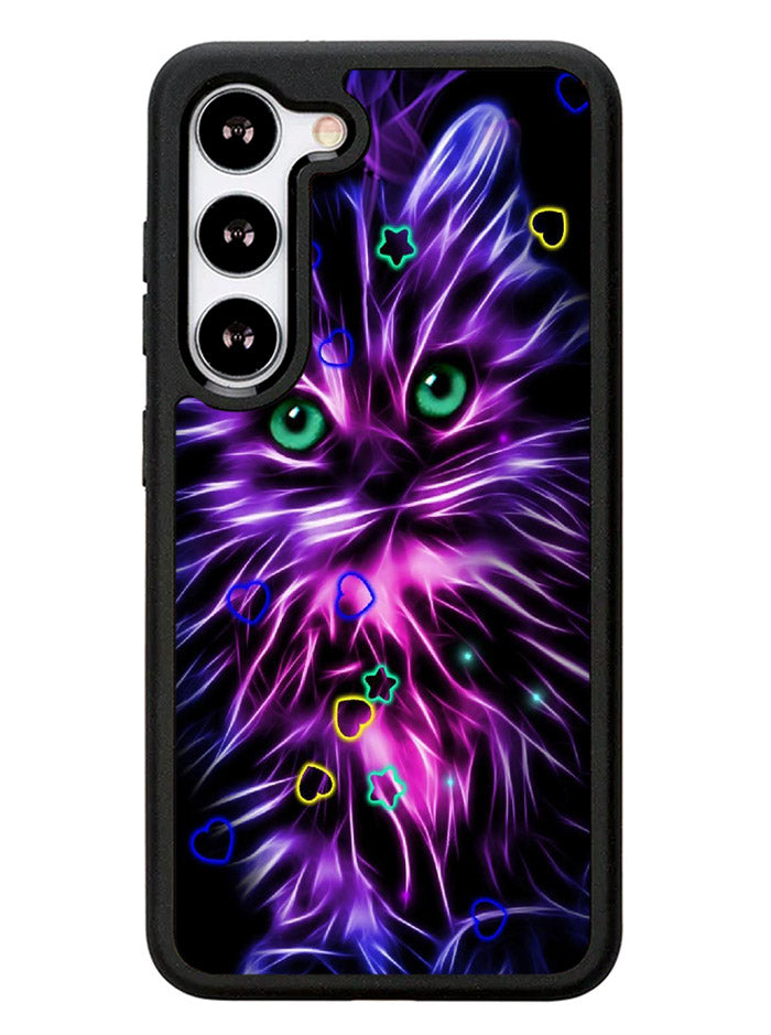 Cat Glow Purple 2nd Samsung Galaxy S23 Plus 5G / Samsung Galaxy S23+ 5G Case