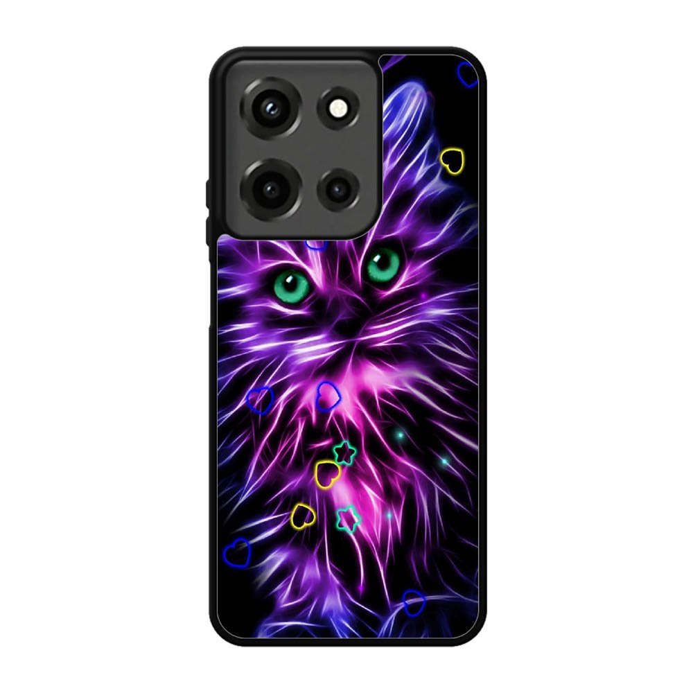 Cat Glow Purple 2nd Motorola Moto G 5G 2025 Case DC4880