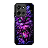 Cat Glow Purple 2nd Motorola Moto G 5G 2025 Case DC4880