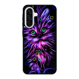 Cat Glow Purple 2nd Samsung Galaxy A56 Case DC2705