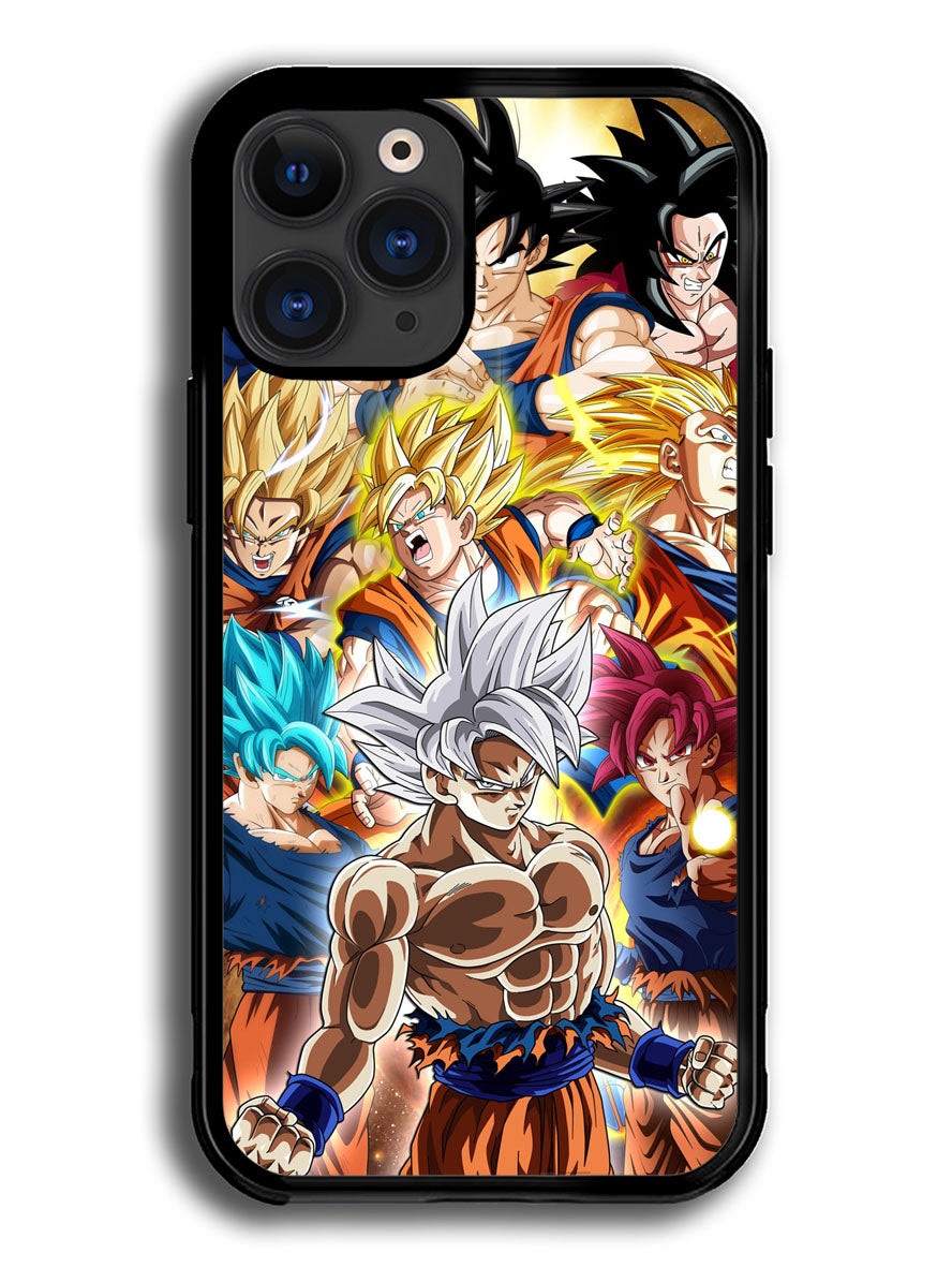 Goku transformations iPhone 12 Pro Max Case