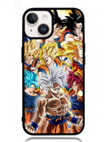 Goku transformations iPhone 14 Plus Case