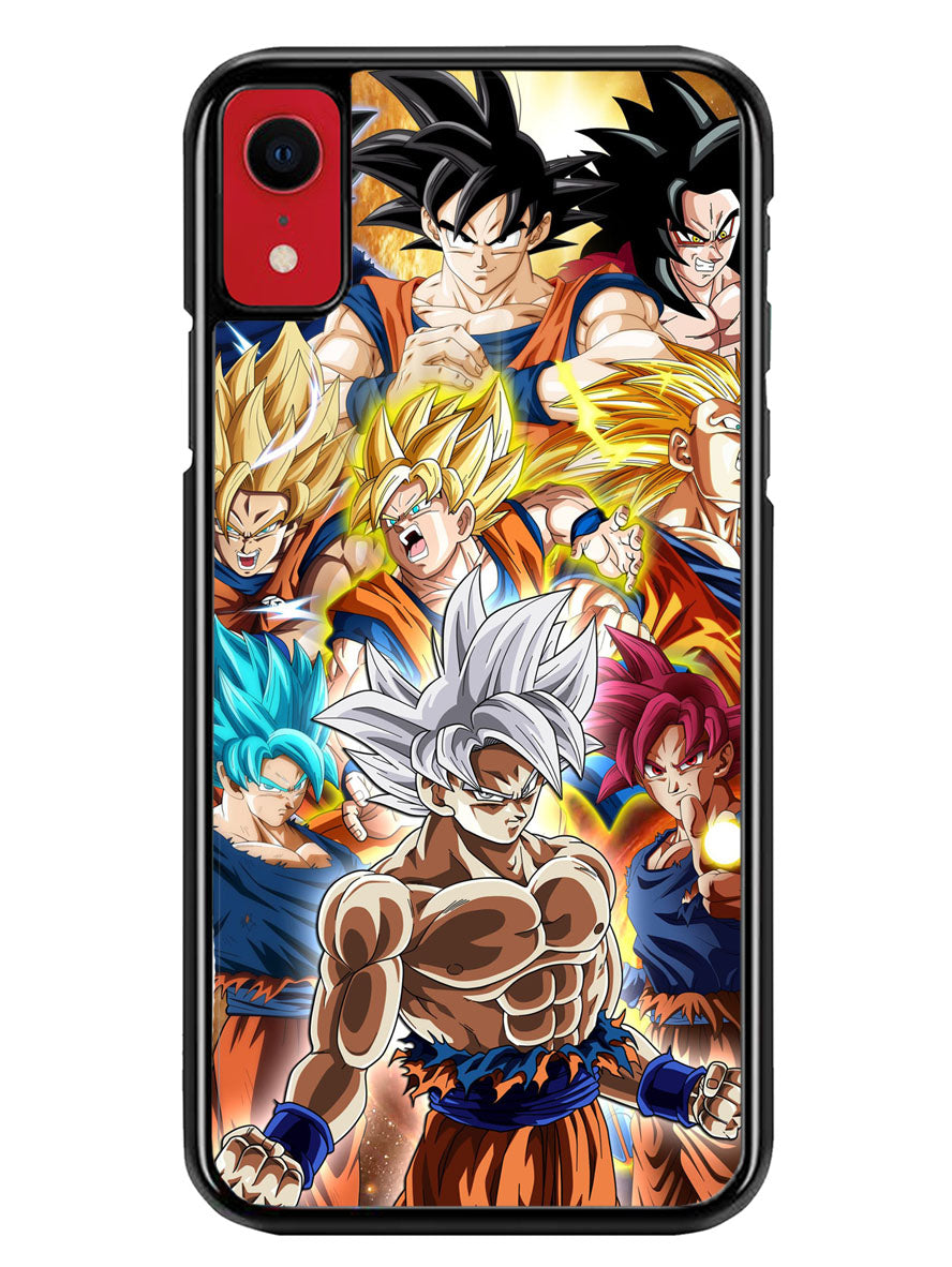 Goku transformations iPhone XR Case