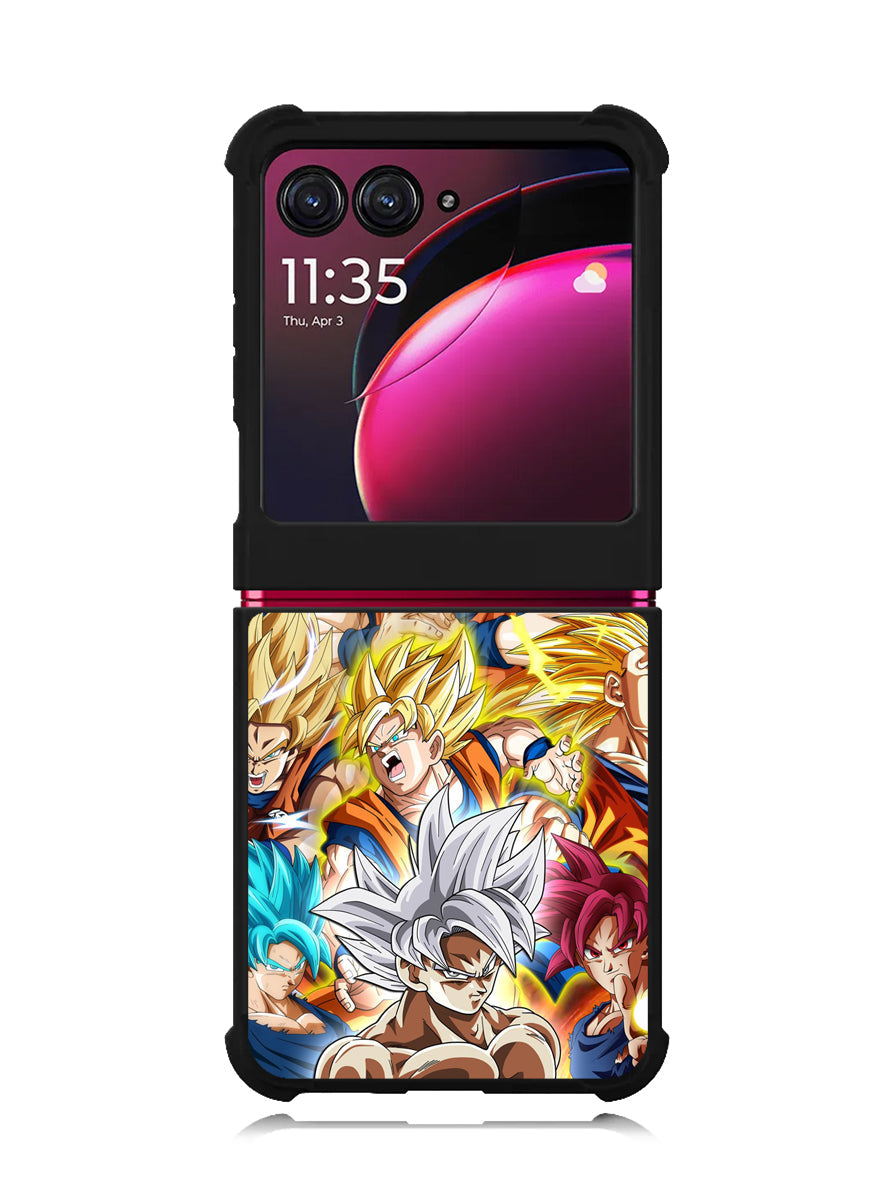 Goku transformations Motorola Moto Razr Plus 2023 , Moto Razr+ 2023 Case