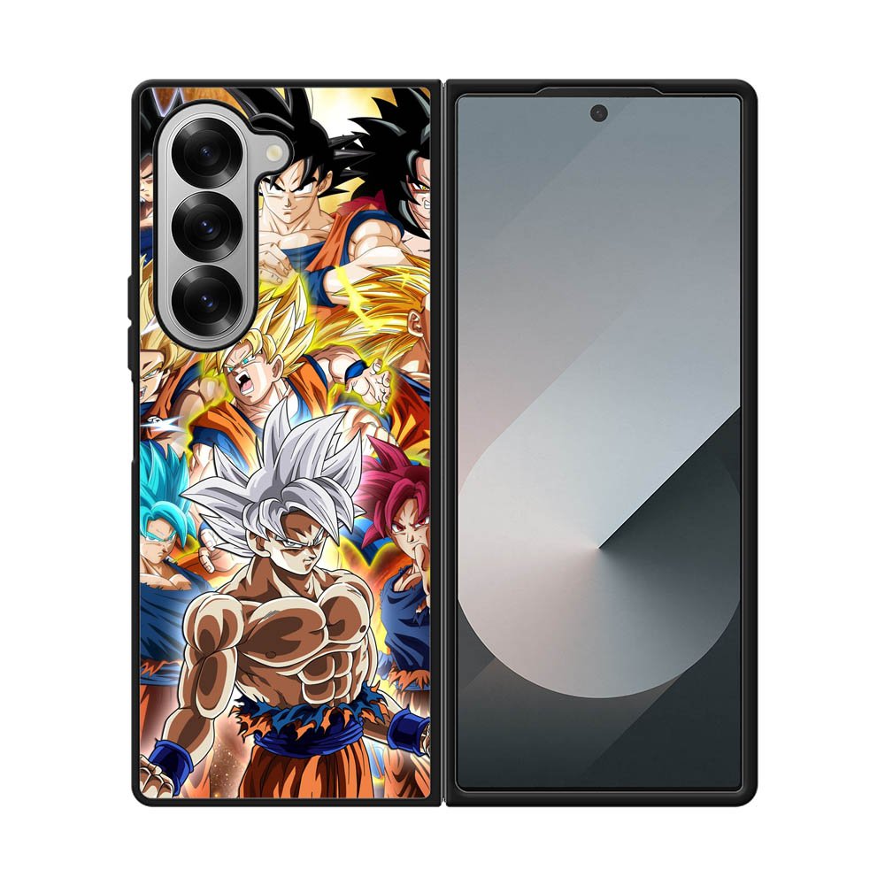 Goku transformations Samsung Galaxy Z Fold 7 5G Case