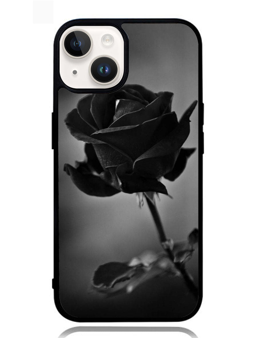 Black Rose iPhone 14 Plus Case