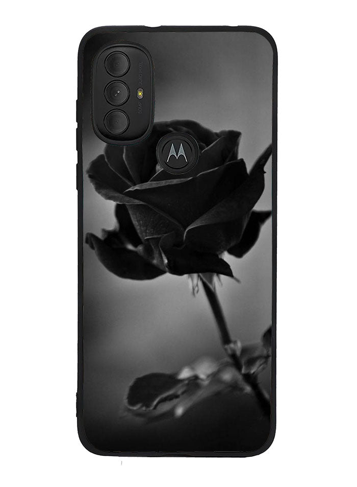 Black Rose Motorola Moto G Pure 2021 , Moto G Power 2022 Case