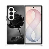 Black Rose Samsung Galaxy Z Fold 8 Ultra Case DC0196