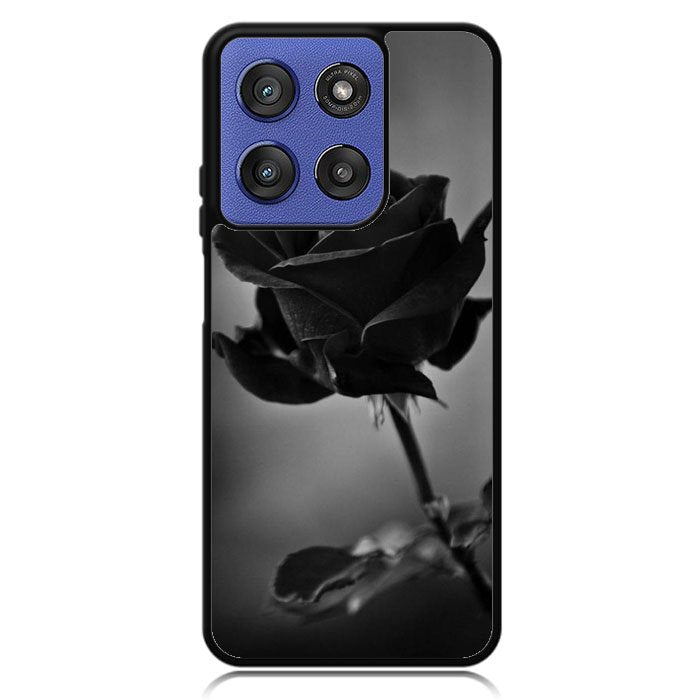 Black Rose Motorola Moto G Stylus 5G 2025 DC0196