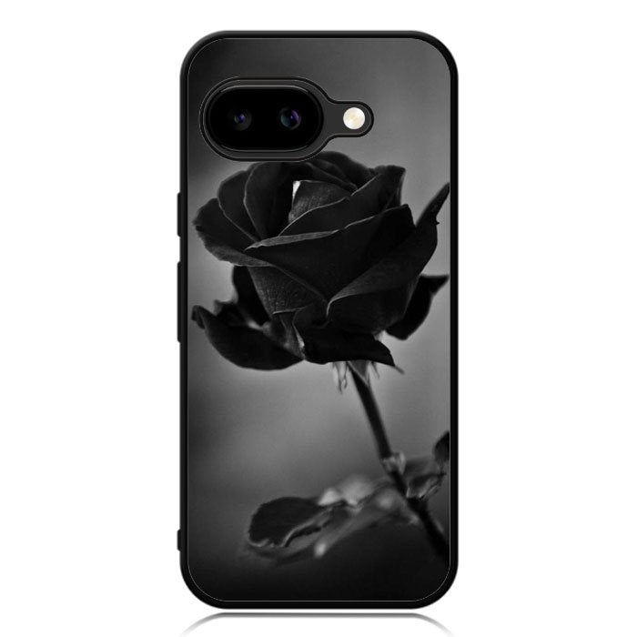 Black Rose Google Pixel 9A Case DC0196