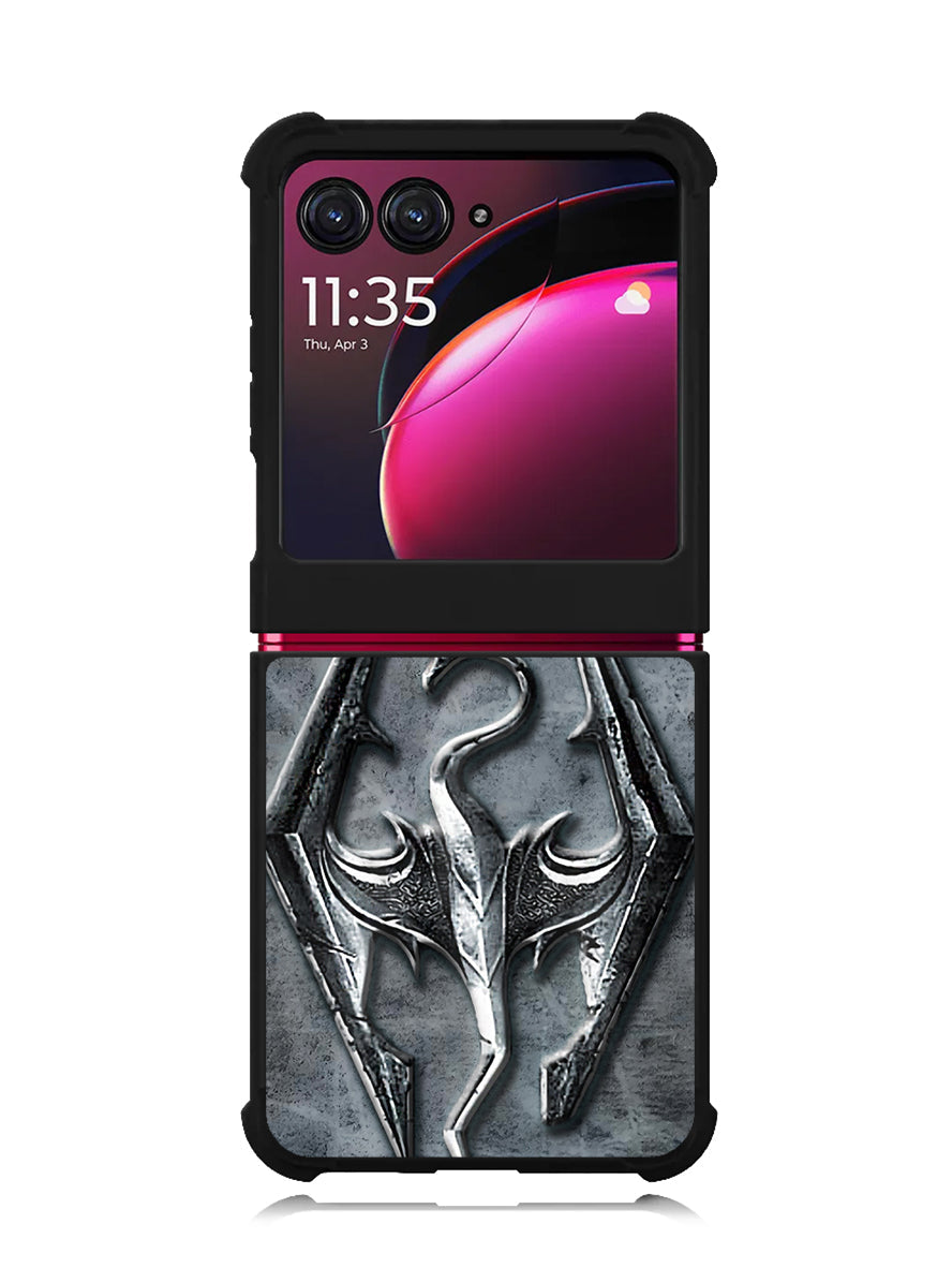 HD Skyrim Logo Motorola Moto Razr Plus 2023 , Moto Razr+ 2023 Case