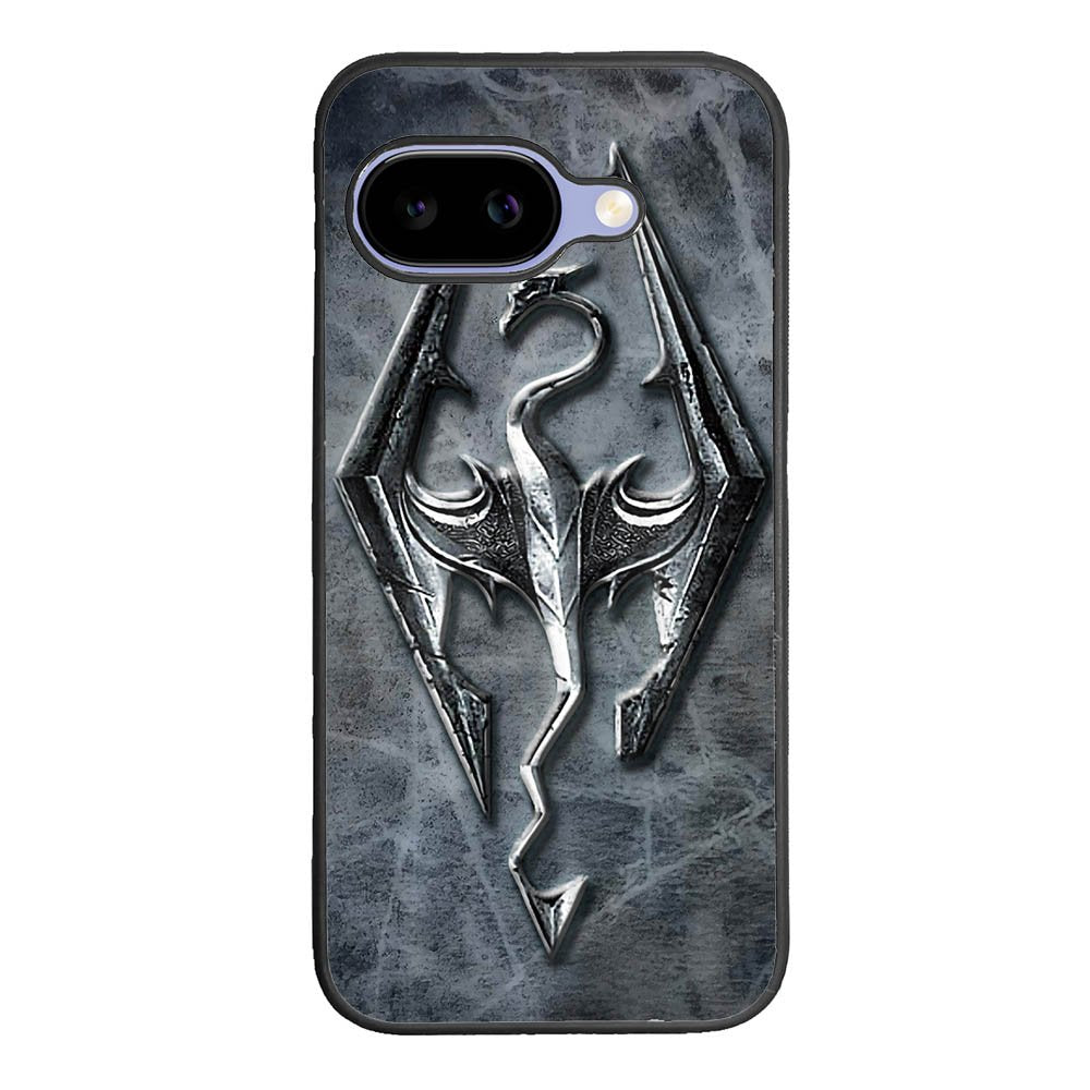 HD Skyrim Logo Google Pixel 10A Case