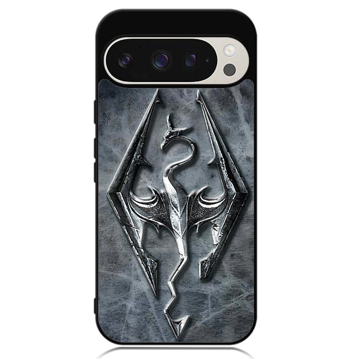 HD Skyrim Logo Google Pixel 9 Pro XL Case