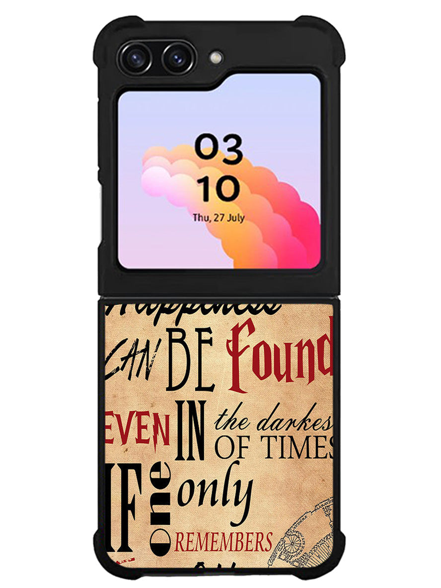 Harry Potter book quote Samsung Galaxy Z Flip 5 5G 2023 Case