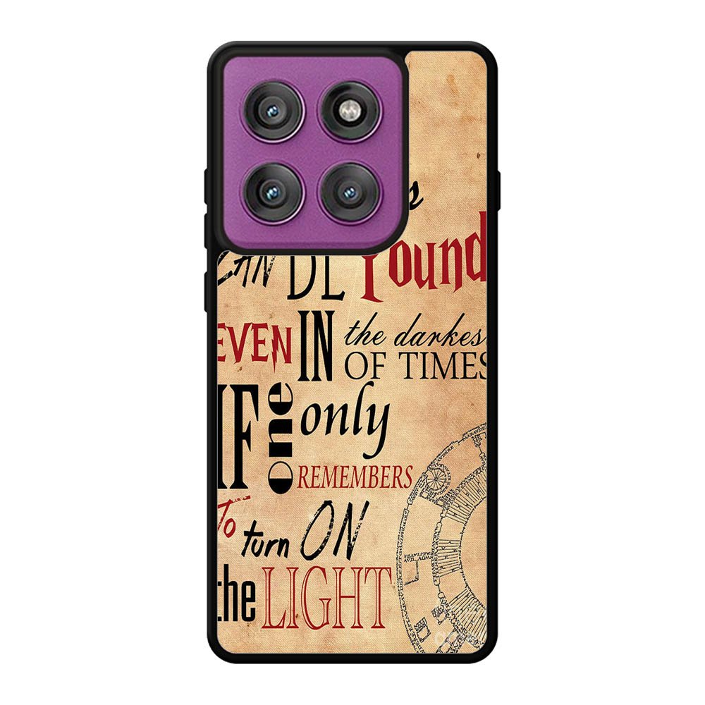 Harry Potter book quote Motorola Moto Edge 60 Pro Case